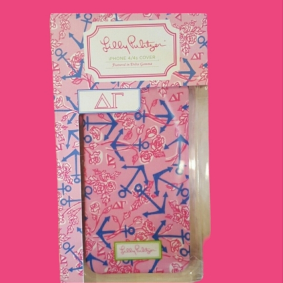 DELTA GAMMA LILLY PULITZER‎ IPHONE 4 CASE - Picture 1 of 2